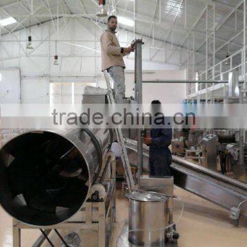 Drum new condition puffed snack food seasoning machine/fiavoring machine in china