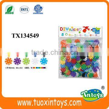 Plastic Snowflake Geometric Designs Building Blocks Toys Creative Puzzle Toys for Kids photo-4