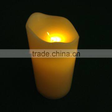 Flameless Moving Wick Real Wax Pillar Led Candle With Timer Multifuction Led Candle Light