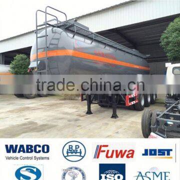 Cheap Plastic Lining Chemical Liquid Transport Semi Trailer photo-5