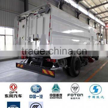 Dongfeng Road Cleaning Truck, 10 t Road Sweeper With Water Washing photo-4