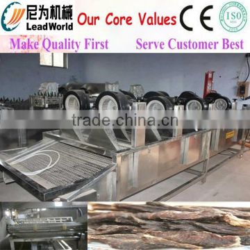 hot air stainless steel mesh belt dryer machine