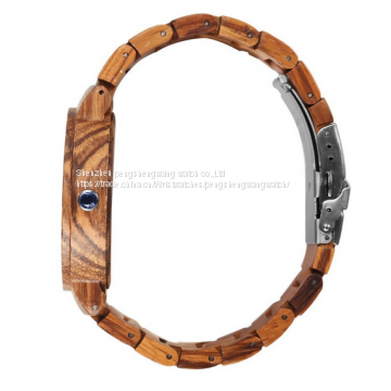 High Quality New Design Wooden Watch Wood Branded Watch Women photo-3