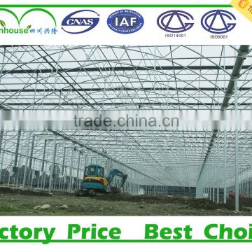 Galvanized Steel Frame Polycarbonate Greenhouse