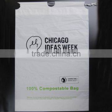 Whosale/distribute Biodegradable and Compostable Eco-friendly Corn Starch Drawstring Bag photo-4