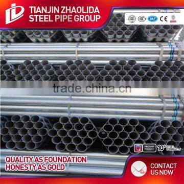 ASTM A53 GR A B ERW Steel Pre Galvanized Rhs Steel Tube Galvanized Steel Pipe From Tianjin Manufacture photo-6