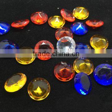 Crystal Acrylic Diamond Confetti Wedding Table Decoration photo-2