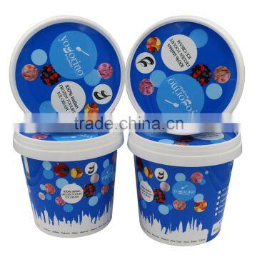 OEM IML Plastic Disposable Food Container,Ice Cream Containers Quart Packaging photo-2