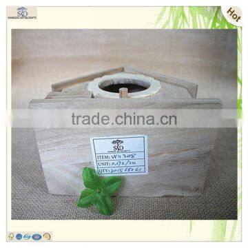 Sun Flower Door Swing Wood Bird Nest Cage photo-6