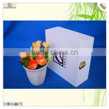 Painted Large Square Lock Wooden Packing Box photo-6