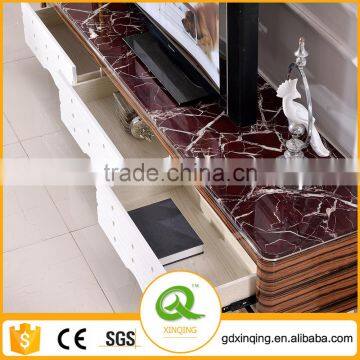 E383 Cheap Marble Top TV Lcd Wooden TV Mount With Stand photo-2