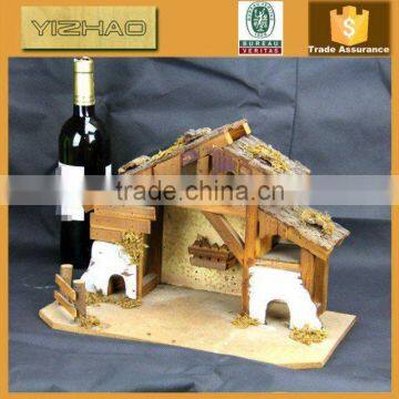 Made in China Christmas Unfinished Homemade Cheap Outdoor Antique Wood Nativity Scene Craft photo-4