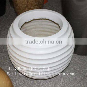 Decorative Fiberglass Vase Garden Landscape Flower Pot for Ourdoor Use photo-3