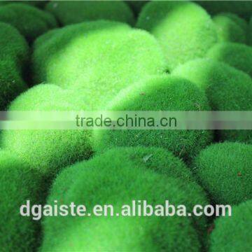 Indoor Decoration Flocking Moss Rock Shape Wall Moss Panel Backdrop photo-6