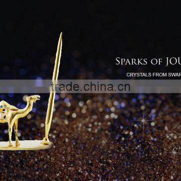 Best Gift for Business 24K Gold Plated Camel With Pen Holder photo-5