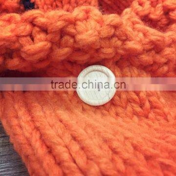 2015 New Design Fox Ear Winter Windproof Baby Hats And Scarf Set For Kids Boys Girls Shapka Caps