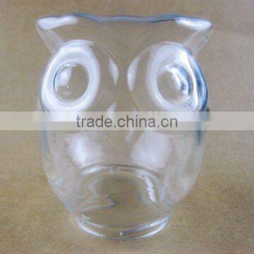 owl shaped glass lamp-chimney