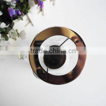 Square Glass Candle Holder Insert Metal Holders photo-2