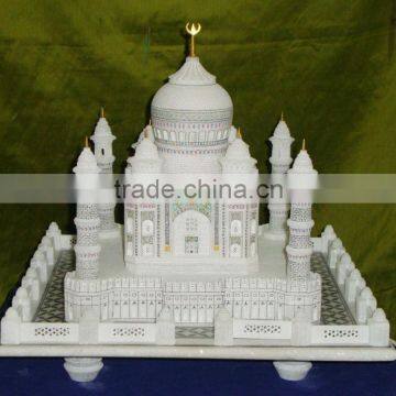 Decoration Marble Taj Mahal Replica Valentine GIft Handcrafted