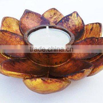 Buddha Lotus Incense Votive T-light Candle Holder Flower