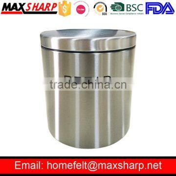 Oval Stainless Steel Bread Bin