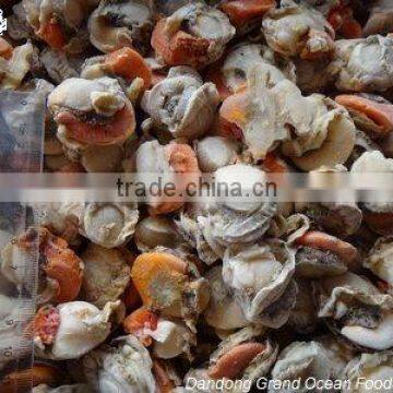 frozen scallop meat with roe and frill