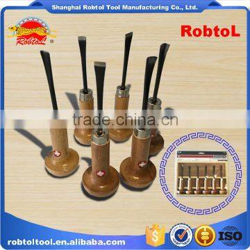 Hand Wood Carving Chisel Set 6 Piece Gouge Woodworking Cut Craft Sculpture Carpenter Tool photo-2
