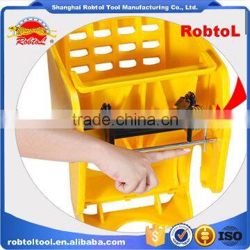 36L mop bucket with wringer side press plastic