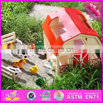 2016 New Design Wooden Toy Farm Set, Top Fashion Wooden Toy Farm Set, Educational Wooden Toy Farm Set W06A156 photo-3