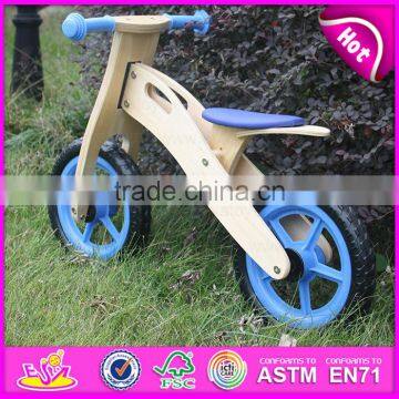 2016 Top Sale Kids Wooden Bike Bicycle,high Quality Child Wooden Bike Bicycle W16C133 photo-3