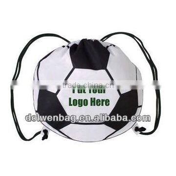 2014 fashional foldable soccer drawstring bag for sale