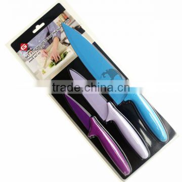 KN6314 Set Of 3 color knife set