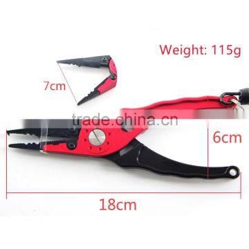 QJ-FP001 7inch Bi-color Tungsten Steel Fishing Pliers With Aviation Aluminum Handle photo-5