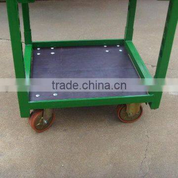 Danish Flower Trolley ,Plants Trolley, Steel Rolling Trolley Tool Cart photo-2