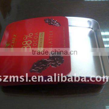 Special shape for Chocolate packing, Slide Chocolate Tin