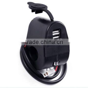 Handlebar Charging System Waterproof Dual USB Charger Socket photo-4