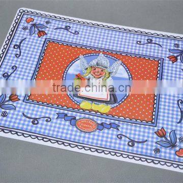 Home decoration plastic transparent pp tablemats