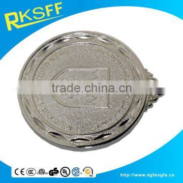 Big Zinc Alloy Silver Sports Medal photo-4