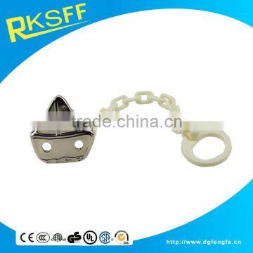 Eco-friendly Material Diamond Shape Baby Pacifier Clip for Baby Gifts photo-3