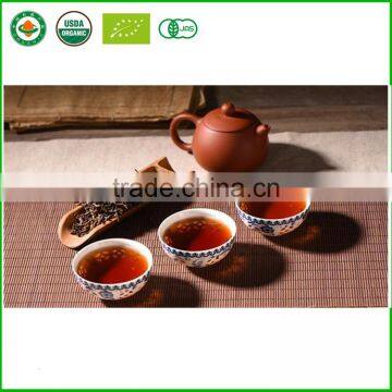 Wholesale mellow taste weight lose loose puerh tea highly welcomed detox tea Yunnan famous ripe royal puer tea