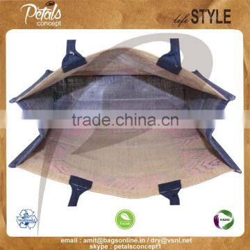 PP Laminated Jute Bags Wholesale - Jute From Petals Concept - Promoted at - Made in India photo-6