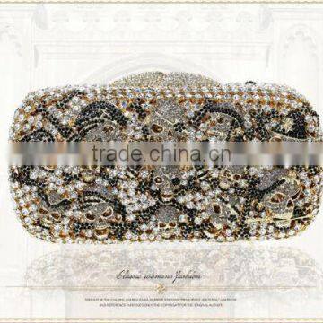 Skull diamond evening Bag