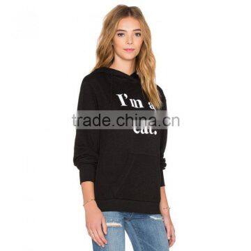 New Customized Cheap Fleece Women Pullover Hoodies Women Blank