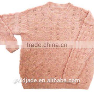Wool&Acrylic Womens Knitted Sweater Pullover photo-2