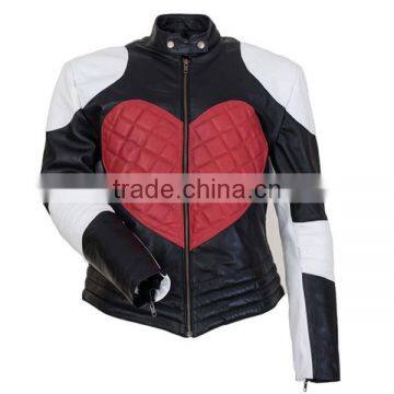 Factory New Fashion Black Motorcycle Leather Jacket