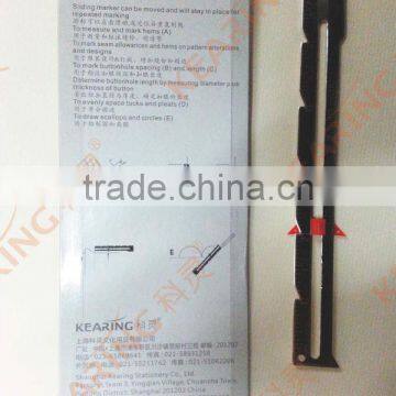 Kearing Brand, Aluminum Sewing Guage With Sliding Ruler,aluminum Measuring Guage#5006A photo-4