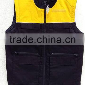 Autumn men padded cotton vest and hot design beauty vests for sale stocklot garments