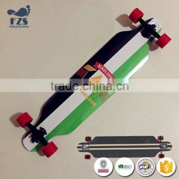 HSJ241 Factory Longboard Price Skateboard Wooden Skateboard photo-2