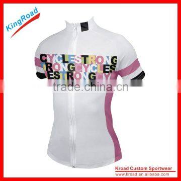 100% polyester cool mesh bycycle jerseys/shirts, plain cycling jersey