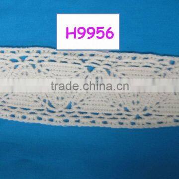 machine crochet lace hairband for women